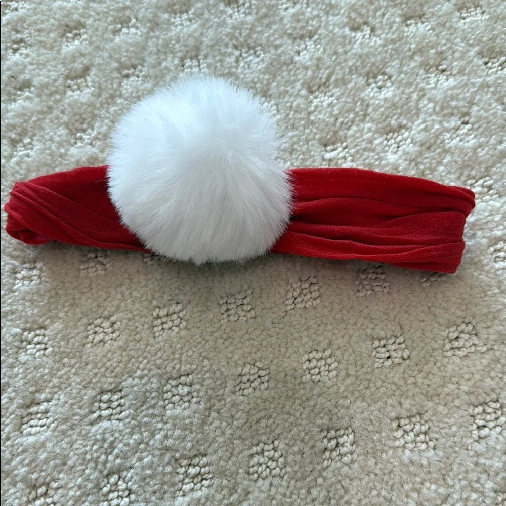 Red and White Kids Headband